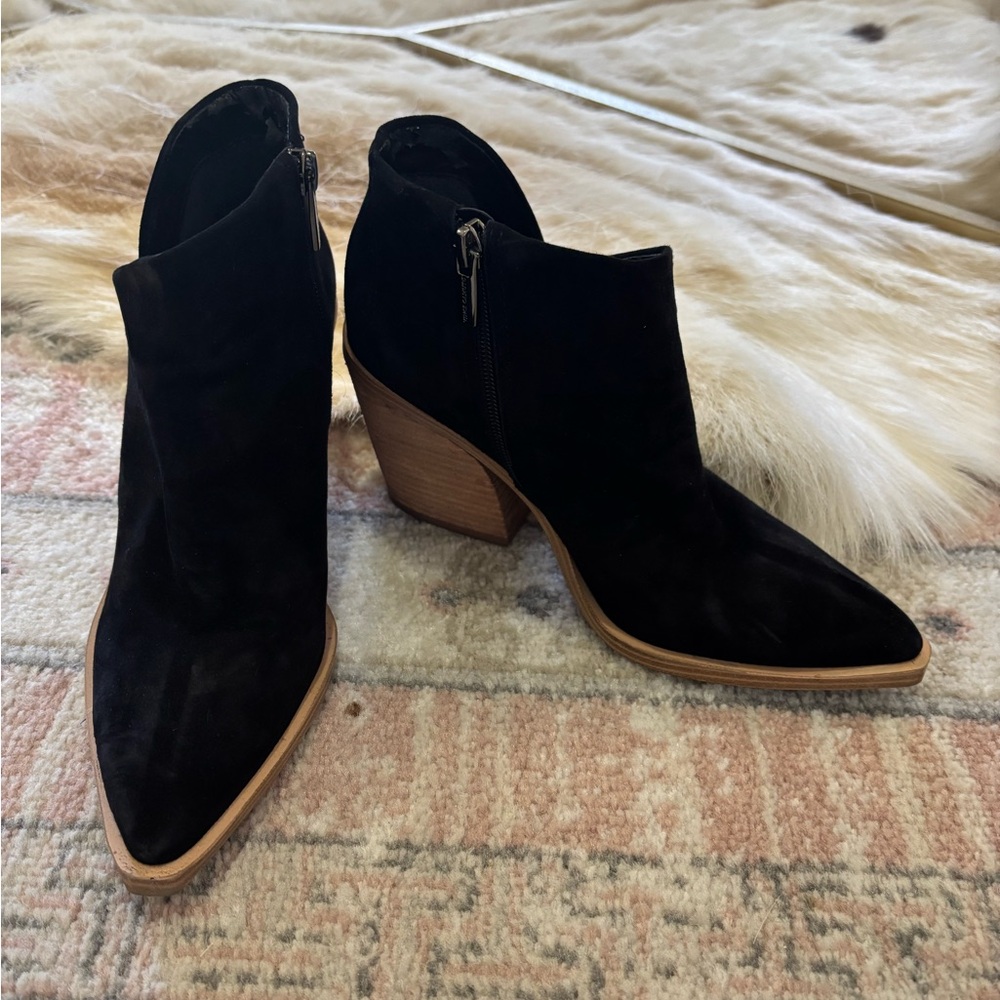 Vince Camuto Black Ankle Booties